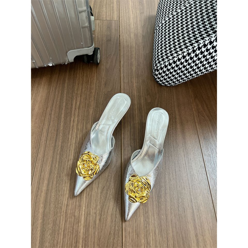 2025women's New Shoes For Spring Fashion Style Metal
