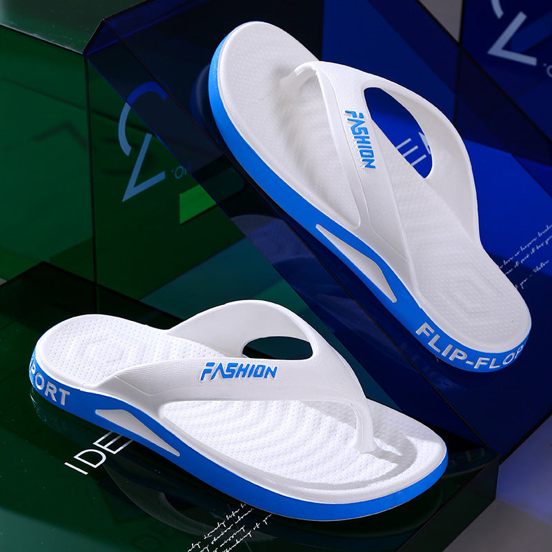 Slippers Men's Summer Thick Bottom Non-slip Deodorant Flip Flops (Available)