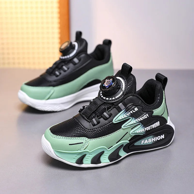 Luxury Boys Sneakers Spring 2026 Autumn Children Shoes Fashion Breathable Non-slip Kids Casual School Tennis Boy Sports Shoes