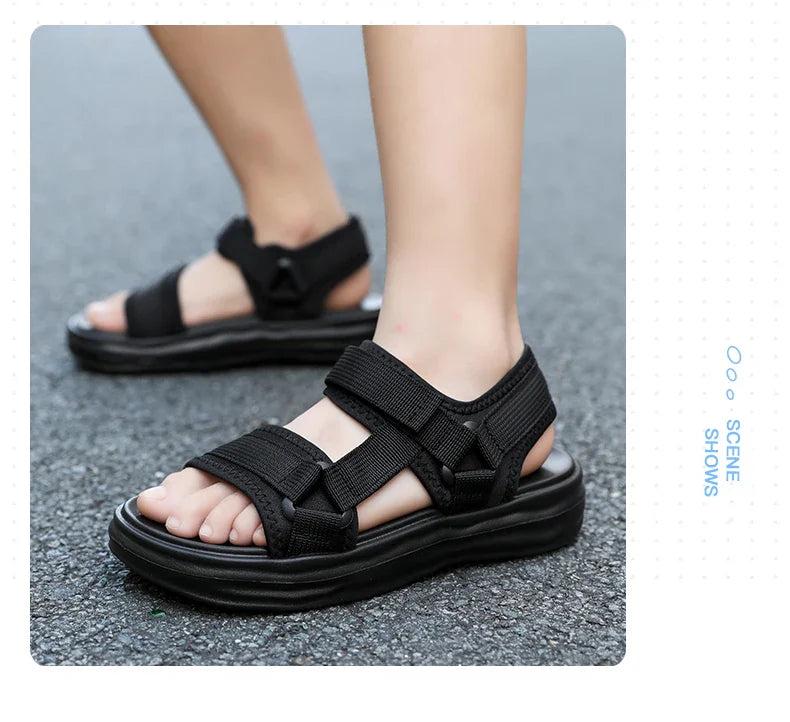 Men's New Summer Sandals, Sports Comfortable and Wear-Resistant Beach Shoes, Outdoor Casual Sandals