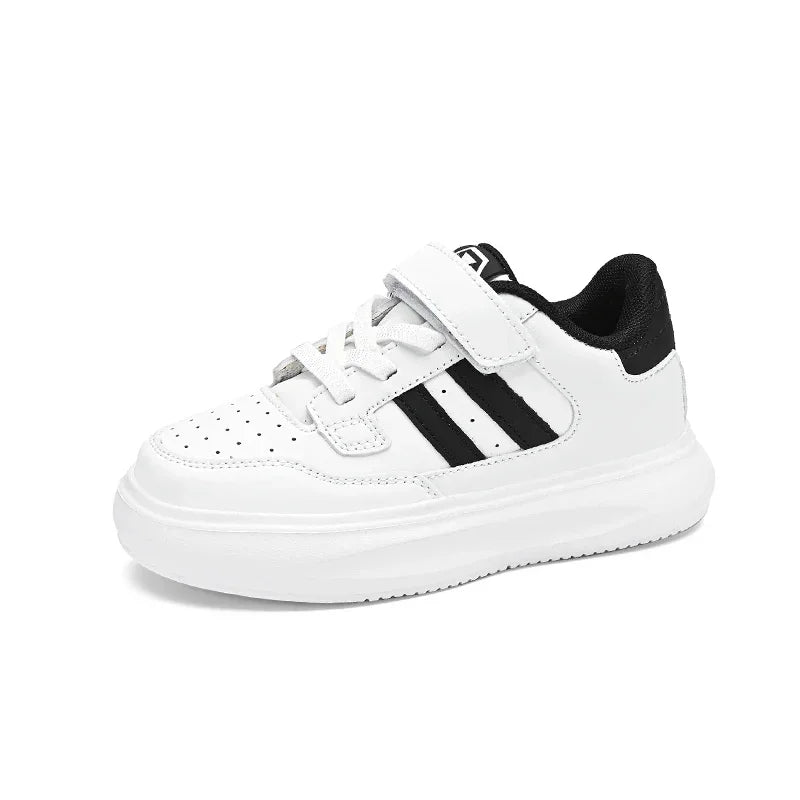 Children's Sneakers Kids Fashion Design Black White Non-slip Casual Shoes for Boys Girls Breathable Sneakers Toddler Outdoor