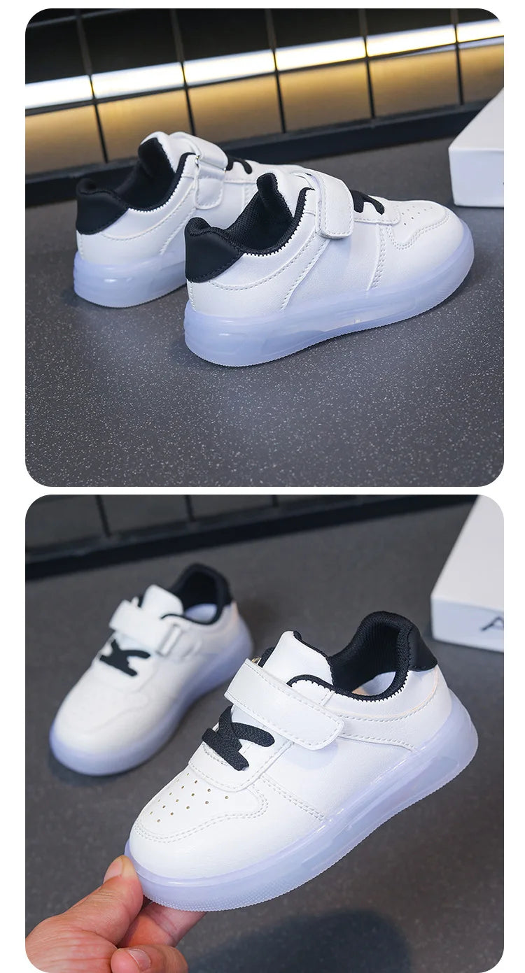 Zapatos Fashion Girls' Sneakers Spring New Kids Luminous Shoes Breath Boys Shoes Anti Slip Girls Casual Shoe ΠΡΠΎΡΡΠΎΠ²ΠΊΠΈ