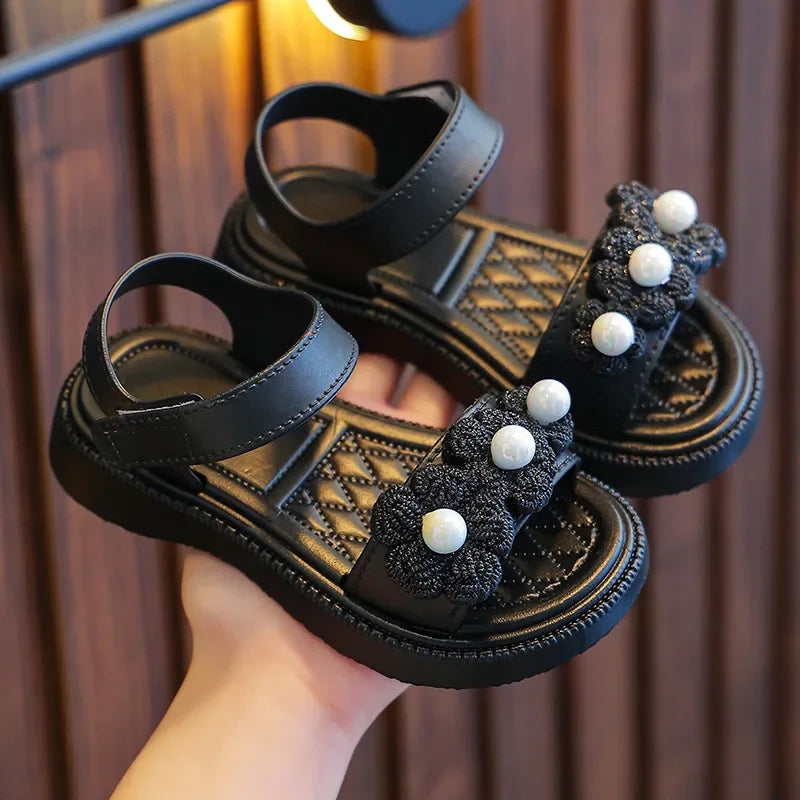 Kids From 2-9 Years Princess Shoes Summer Girls Sandals Casual School Kids Shoe Outdoor Beach Sandal Children's Student sneaker