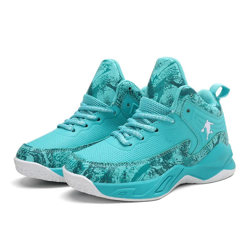 New Boys Brand Basketball Shoes for Kids Sneakers Thick Sole Non-slip Children Sports Shoes Child Boy Basket Trainer Shoes