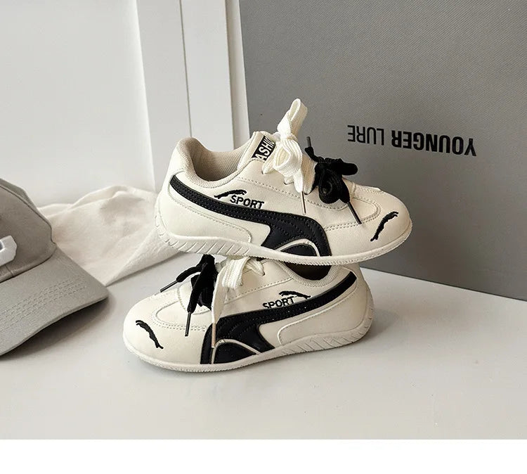 Children's Sports Shoes 2025 Autumn Boys Girls Comfortable Non Slip Outdoor Casual Shoes Kids Fashion Low-top Flat Sneakers