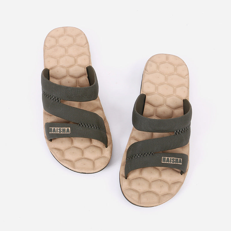 Men's Four Seasons Leisure Flip Flops Household Slippers