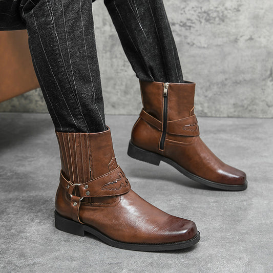 Large Size Western Style Men's Cowboy Boot