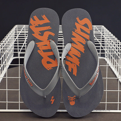 Non-slip Trendy Men's Flip-flops Men's Flip-flops (Available)