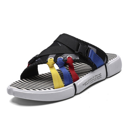 Ins Internet Hot Fashionable Men's Slippers (Available)