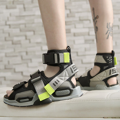 Men's color matching breathable sandals and slippers  (Available)