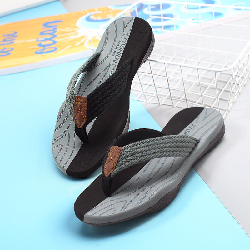 EVA Soft Sole Lightweight Flip Flops Flip Flops Beach Shoes (Available)