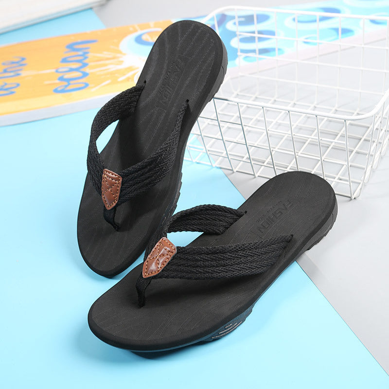 EVA Soft Sole Lightweight Flip Flops Flip Flops Beach Shoes (Available)
