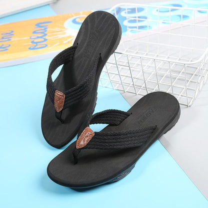 EVA Soft Sole Lightweight Flip Flops Flip Flops Beach Shoes (Available)