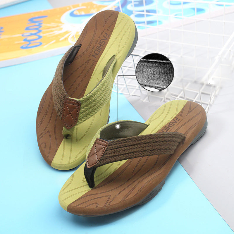 EVA Soft Sole Lightweight Flip Flops Flip Flops Beach Shoes (Available)