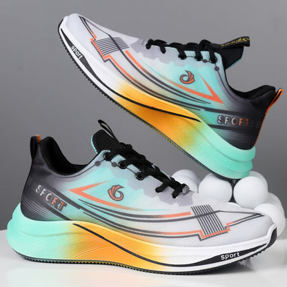 Mesh Breathable Running Shoes Lightweight Comfortable Breathable Trendy Casual Shoes Men's Shoes   (Available)