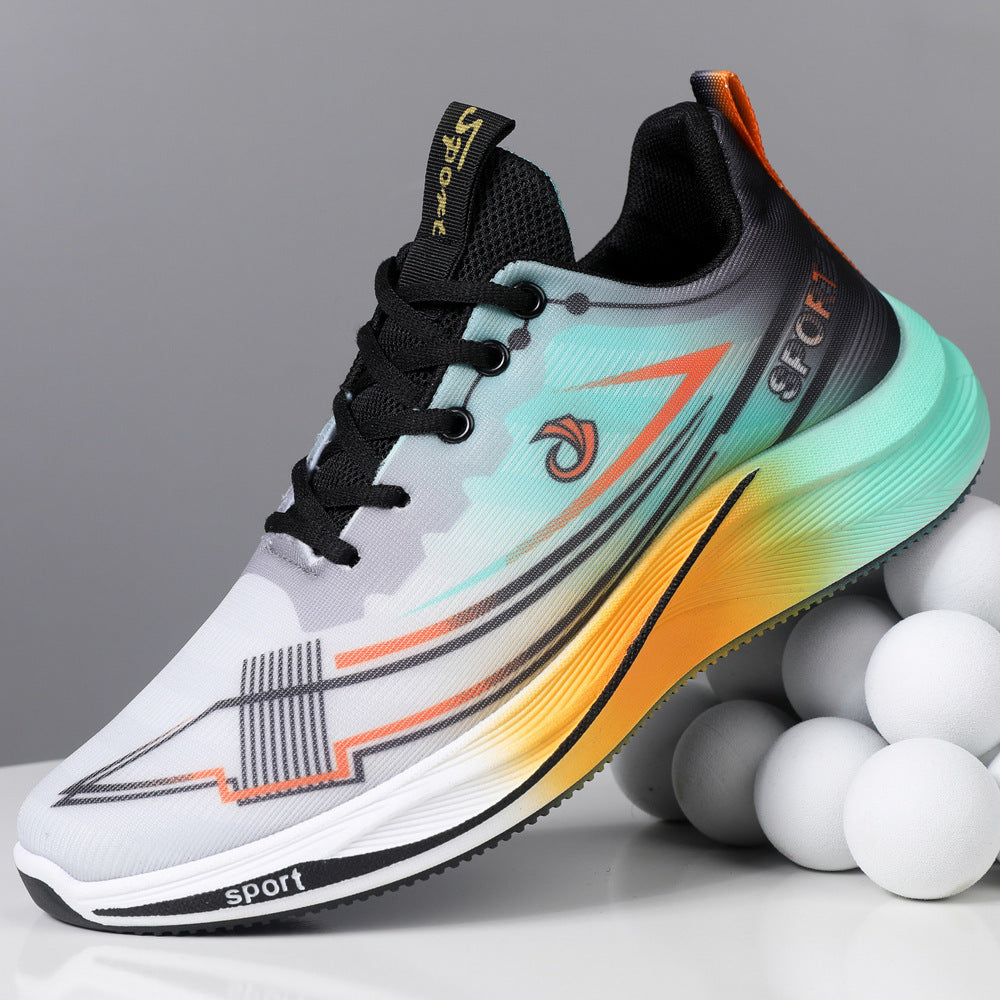 Mesh Breathable Running Shoes Lightweight Comfortable Breathable Trendy Casual Shoes Men's Shoes   (Available)