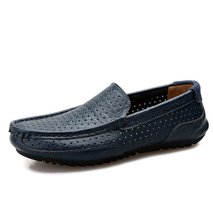 Personality Summer Men's Leather Shoes