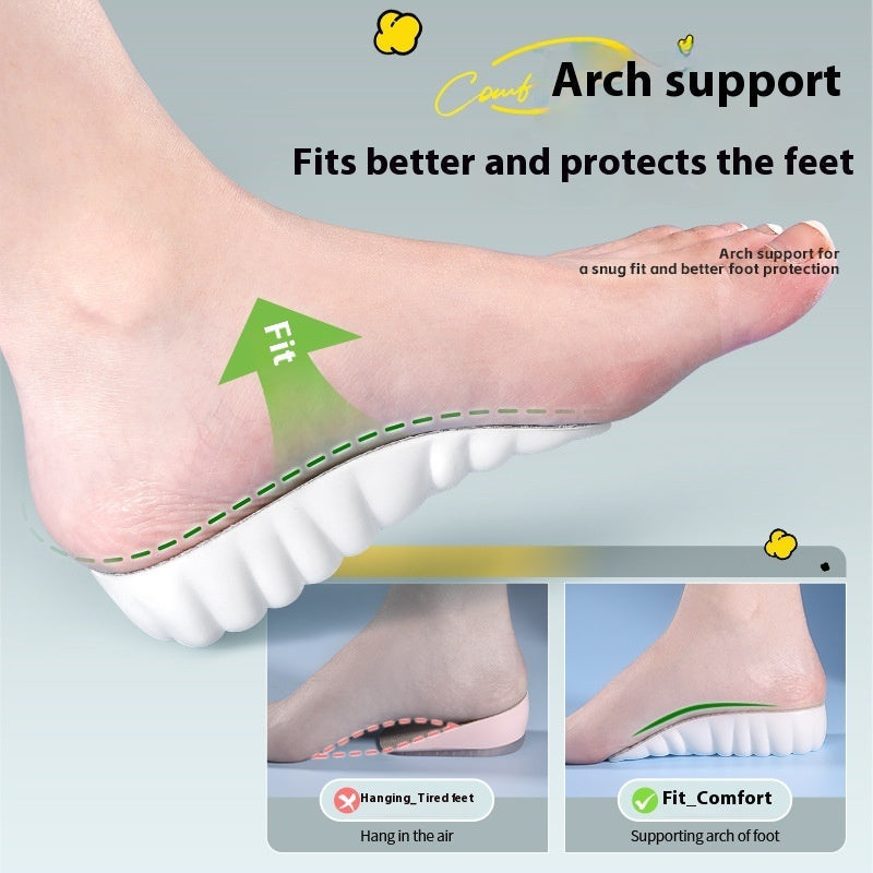Soft Bottom Comfortable Insole With Increased Height Inside   (Available)