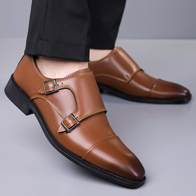 Leather Shoes Men's Business Shoes Oxford
