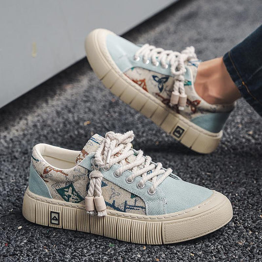 Trendy Wild Four Seasons Canvas Sneakers (Available)