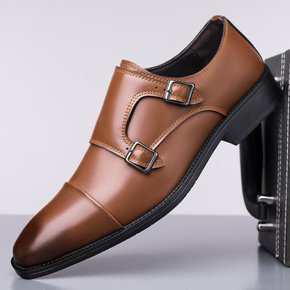 Leather Shoes Men's Business Shoes Oxford