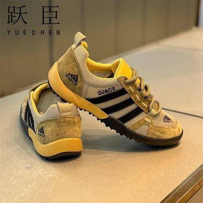 Men's Shoes Fashion Versatile Breathable Board Shoes Thick soled Trendy Casual Shoes (Available)