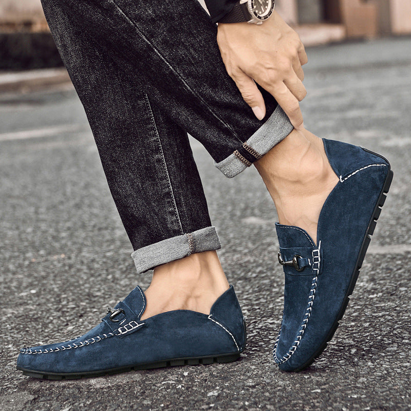 Men's Suede Leather Breathable Casual Shoes