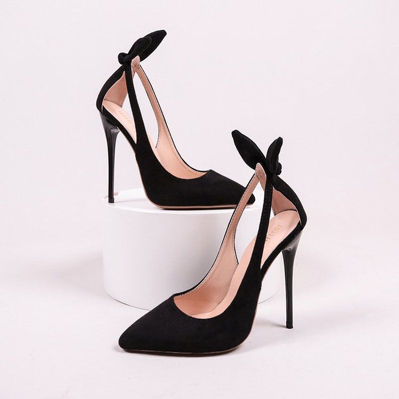 Sandals Women's Rabbit Ears Pumps Stiletto Heel 12cm High Heels