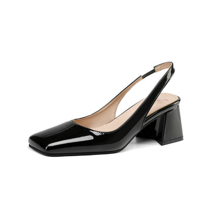 Women's Square Toe Fresh Slip-on Sandals