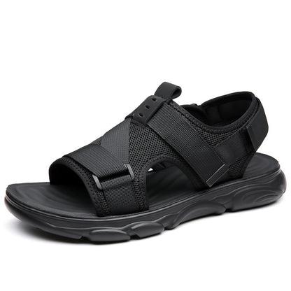 Men's Soft Bottom Non-slip All-matching Outer Wear Roman Beach Shoes