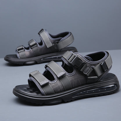 Men's Non-Slip Outdoor Beach Sandals With Air Cushion Bottom