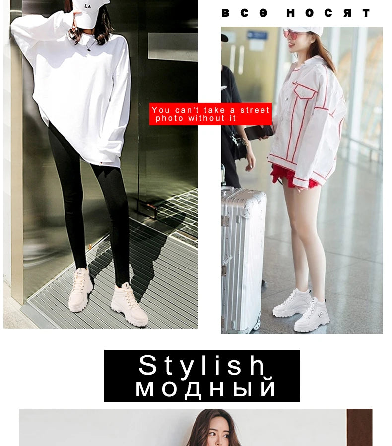 Women's casual sneakers; winter sneakers with plush fur; warm women's shoes; women's shoes with lacing women's shoes on Fashion
