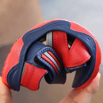 New Summer Children Sandals for Boys Flat Beach Shoes Kids Sports Casual Student Leather Sandals Soft Non-slip Fashion Wild