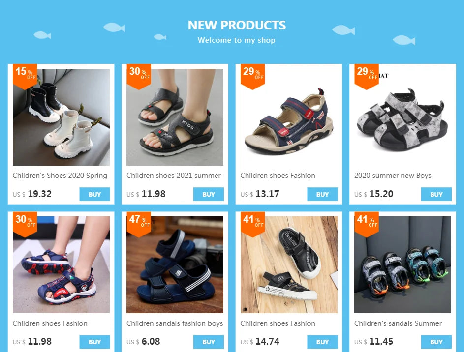 Children Sandals 2023 Summer New Fashion Boys Geniune Leather Sandals Kids Soft Bottom Non-slip Beach Sandals