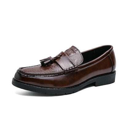 Personalized Tassel Pointed Toe New Fashion Leather Casual Shoes