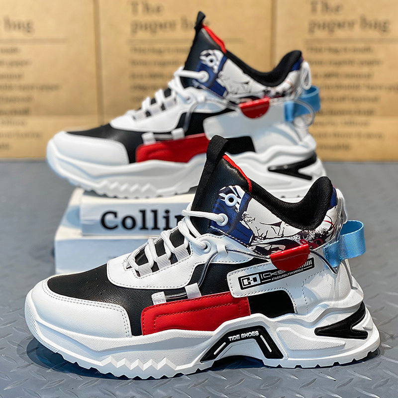 Men's Sports Versatile Height Increasing Insole Casual Running Shoes (Available)
