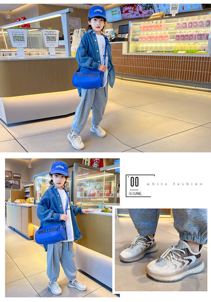 Children's Coconut Shoes Autumn Styles Boys Sneakers Breathable Mesh Shoes Fly Weaving Girls Casual Shoes Soft Sole baby