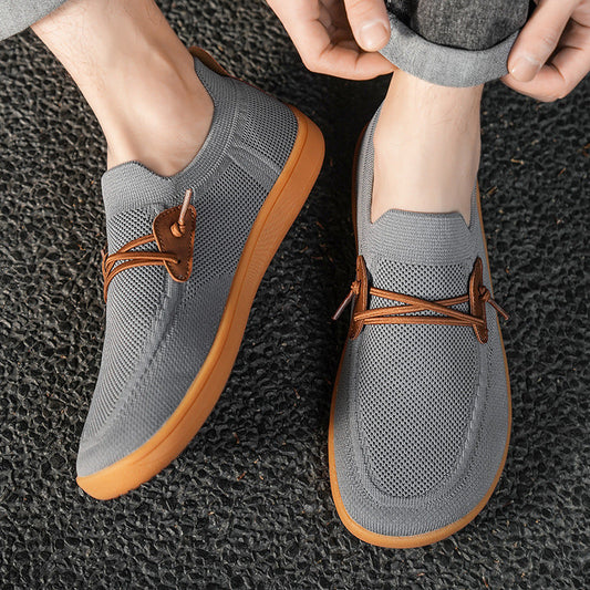 Breathable Mesh Surface Flying Woven Sports Casual Shoes Trendy Running Shoes (Available)