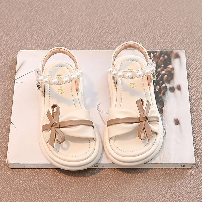 Girls' Shoes Children's Princess Sandals New Summer Summer Baby Soft Soled Ocean Beach Big Children's Sandals