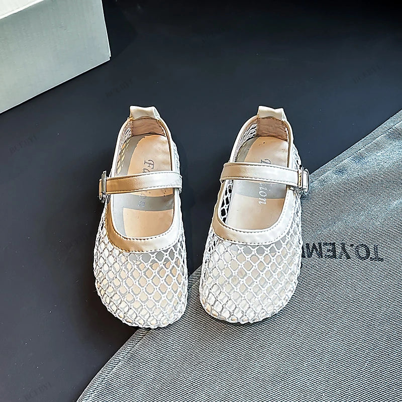Baby Girls Summer Fashion Kids Soft Cute Grid Daily School Students Sandals Elegant Bow Casual Lightweight Flats Zapatos Mujer