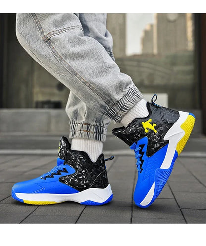 Kids High Top Basketball Shoes for Sports