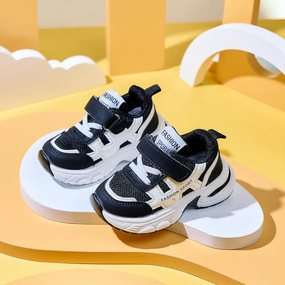 Autumn New Children Shoes Mesh Breathable Kids Sneakers Outdoor Sport Shoes Comfortable Soft Sole Fashion Girls Boys Shoes