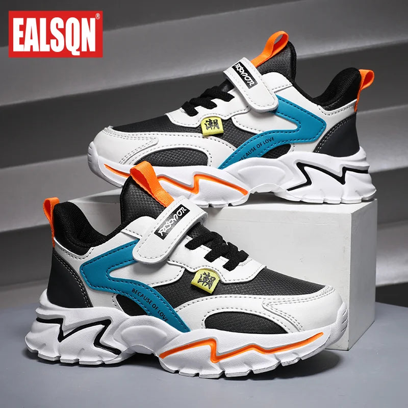 Fashion Children Sneakers Boys Shoes Leather Pu Kids Shoes School Casual Sports Tennis Sneakers for Girls