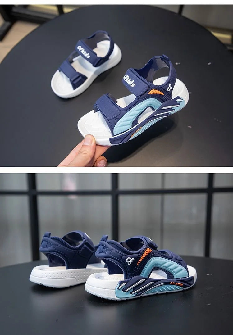 Boys Sports Sandals Summer Girls Lightweight Hiking Beach Sandals Open Toe Breathable Shoes Quick-Dry Outdoor Sandals for Kids