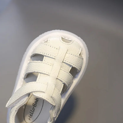Baby Genuine Leather Sandals Boys & Girl's Summer Shoes Infant Toddler Shoes Non-slip Soft-soled Kids Children Casual Beach Sandals