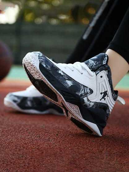 New Boys Brand Basketball Shoes for Kids Sneakers Thick Sole Non-slip Children Sports Shoes Child Boy Basket Trainer Shoes