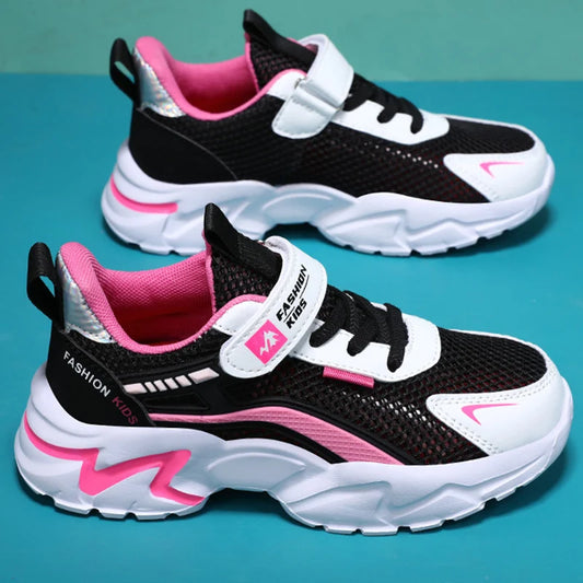 Fashion Non-Slip Casual Flat Running Shoes Breathable Lightweight Outdoor Tennis Shoes for Kids