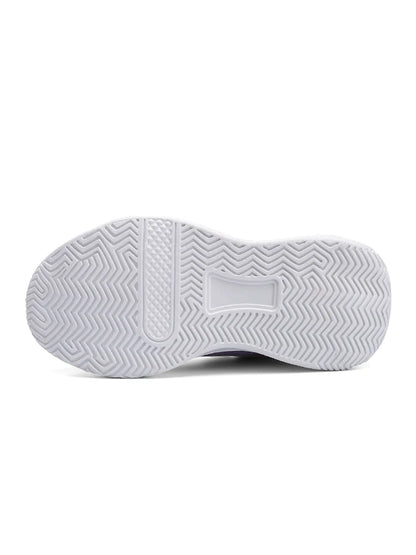 Boys' New Trendy Color-Blocked Mesh Sneakers with Knob Buckle, Dad Shoe Style Breathable Children's Shoes, Spring and Autumn Campus Outdoor Non-Slip Running Shoes, Casual Sports Trendy Shoes