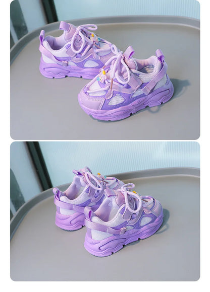 Child Sneaker Autumn New Girl's Sneakers Hollowed Out Single Mesh Boys' Casual Shoe Comfort Casual Shoes for Child Zapatos Niña