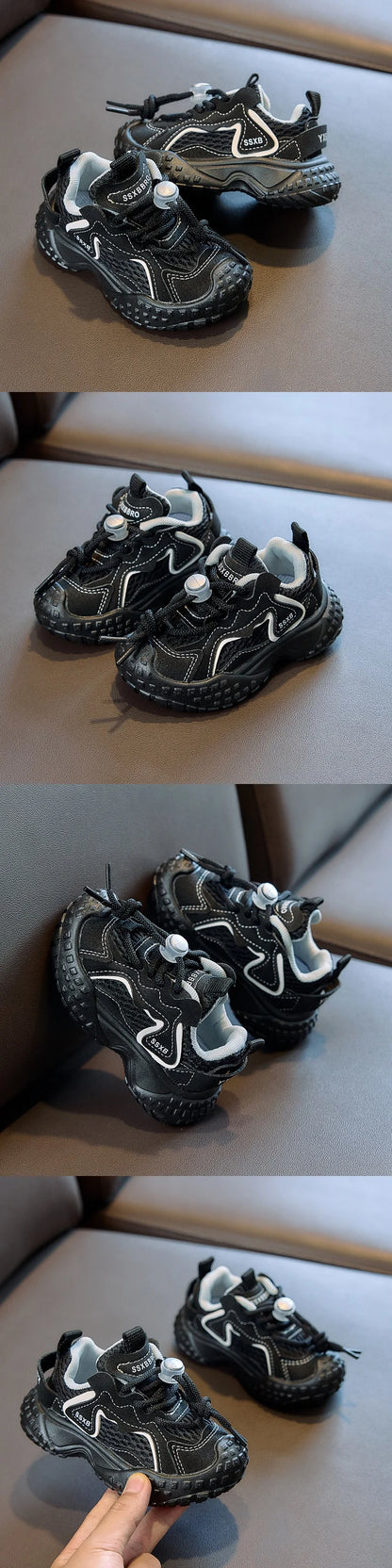 Baby Boys Girls Breathable Mesh Sneakers New Autumn Toddler Walking Shoes Soft Sole Comfort First Walker Daily Wear Age3-5